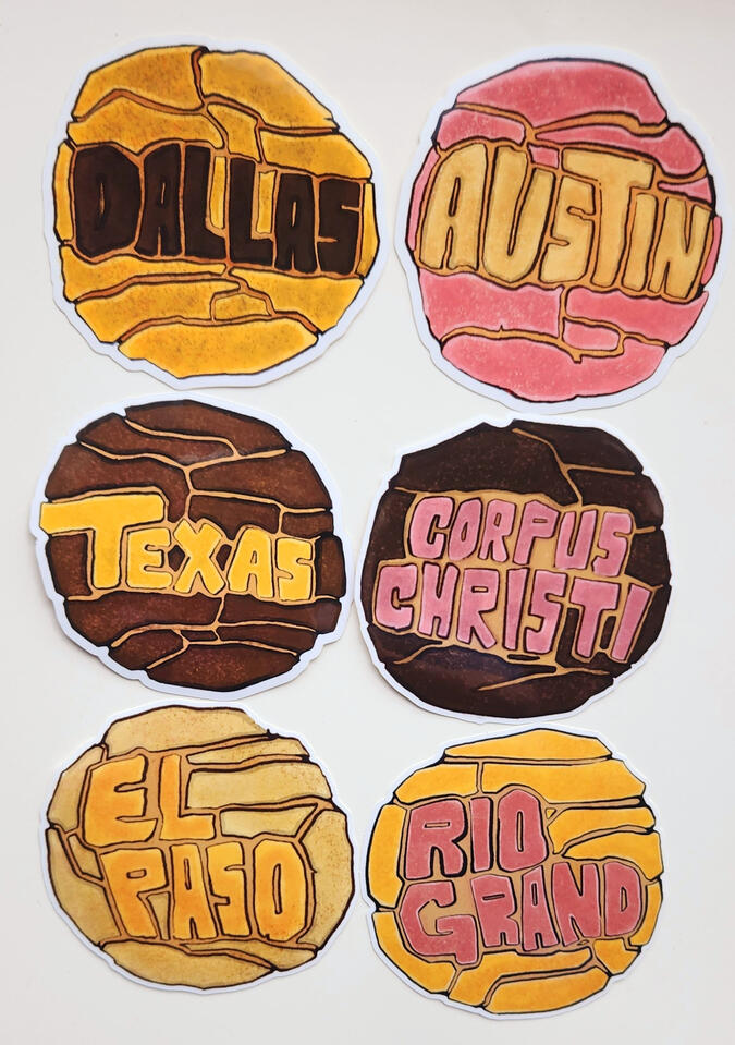 City Concha Stickers