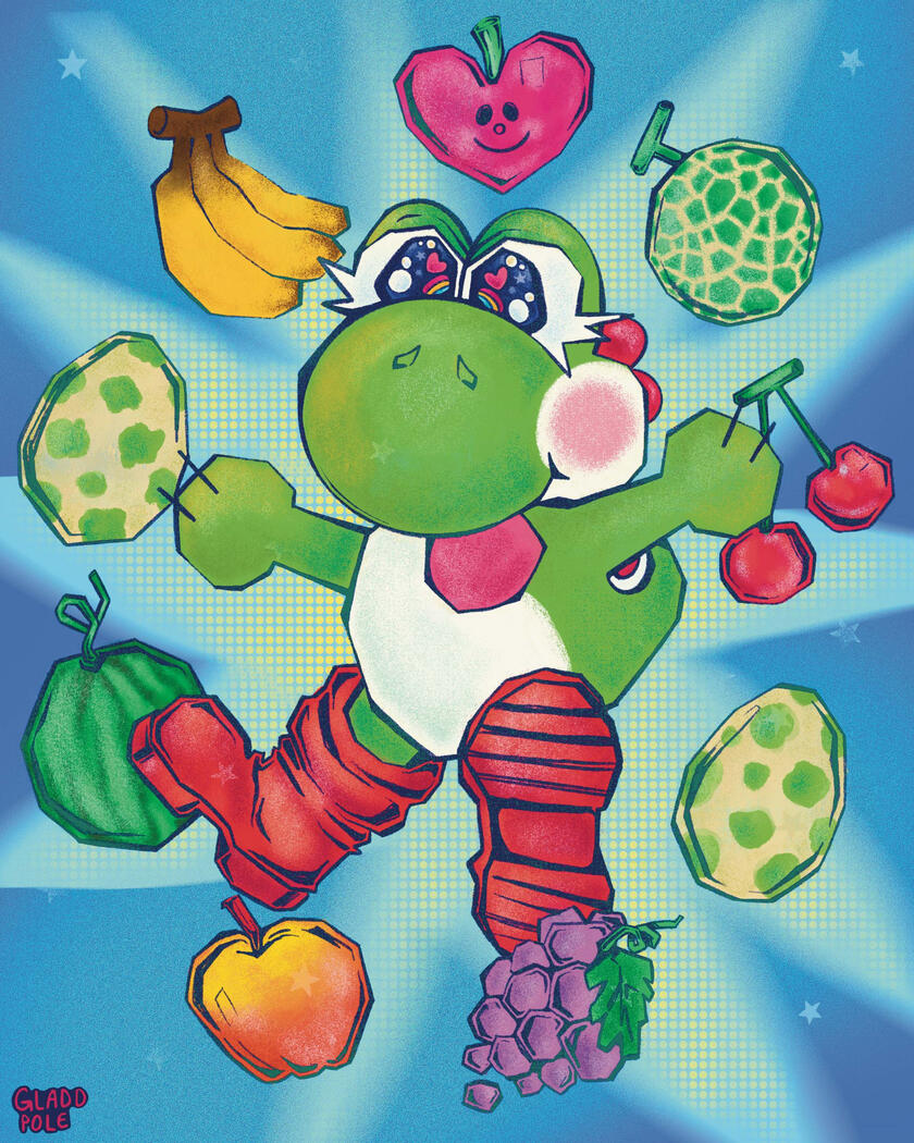 Yoshi Island Print